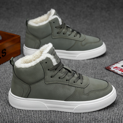 Heren Winter Sneakers – Gevoerde Hoge Schoen – Outdoor Comfort