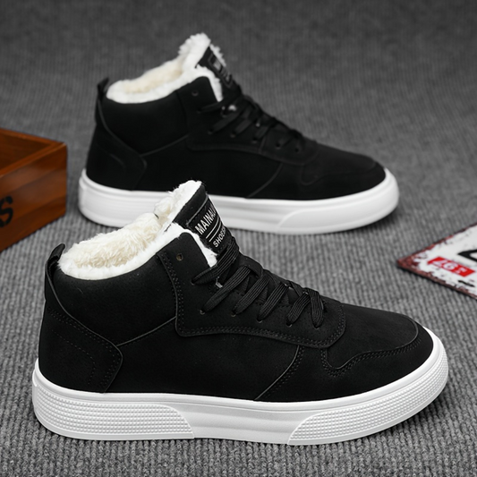 Heren Winter Sneakers – Gevoerde Hoge Schoen – Outdoor Comfort