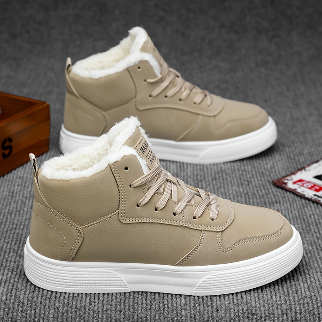 Heren Winter Sneakers – Gevoerde Hoge Schoen – Outdoor Comfort