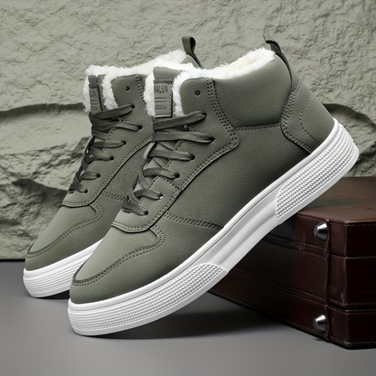Heren Winter Sneakers – Gevoerde Hoge Schoen – Outdoor Comfort