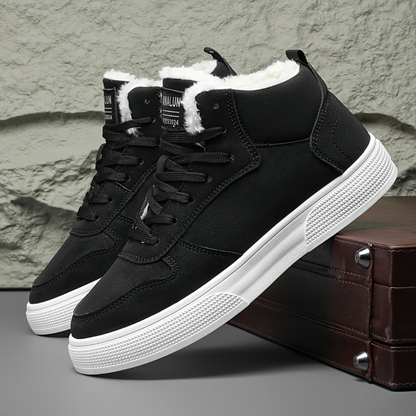 Heren Winter Sneakers – Gevoerde Hoge Schoen – Outdoor Comfort