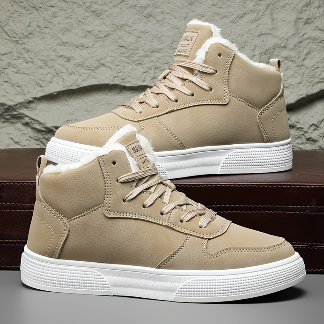 Heren Winter Sneakers – Gevoerde Hoge Schoen – Outdoor Comfort