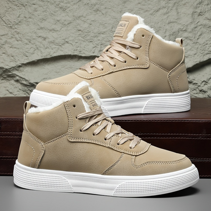 Heren Winter Sneakers – Gevoerde Hoge Schoen – Outdoor Comfort