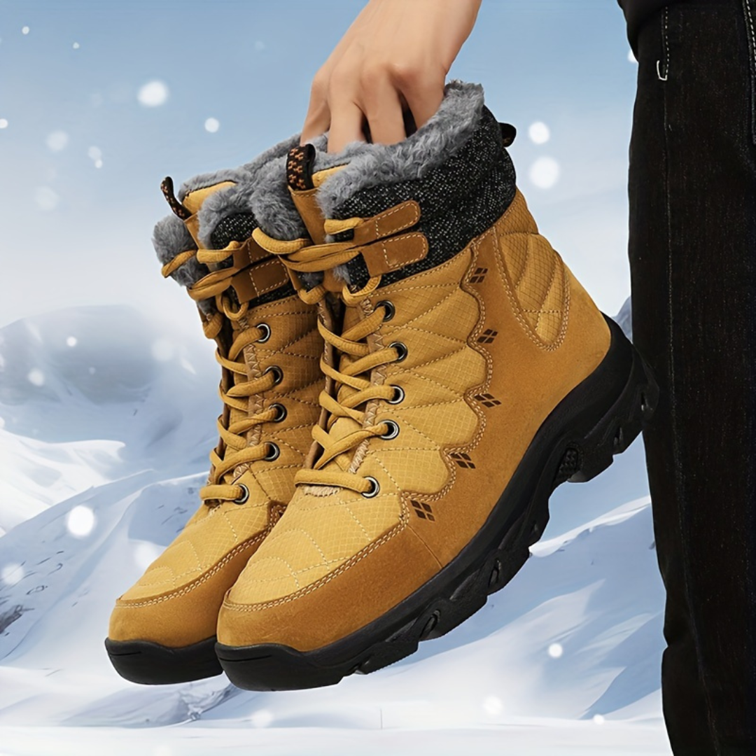 Heren Winterboots – Waterdicht – Gevoerde Outdoor Schoen