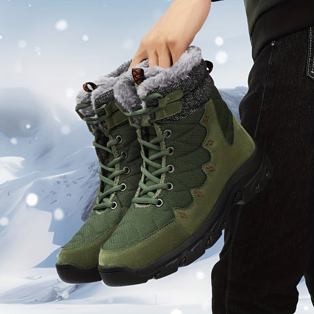 Heren Winterboots – Waterdicht – Gevoerde Outdoor Schoen