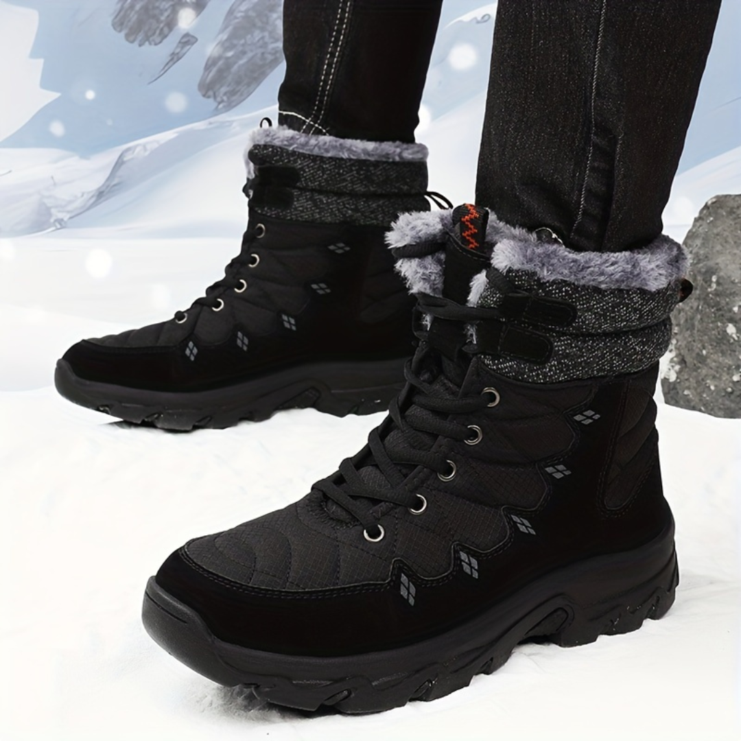 Heren Winterboots – Waterdicht – Gevoerde Outdoor Schoen