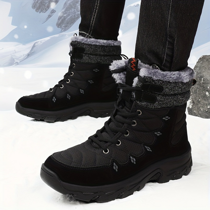 Heren Winterboots – Waterdicht – Gevoerde Outdoor Schoen