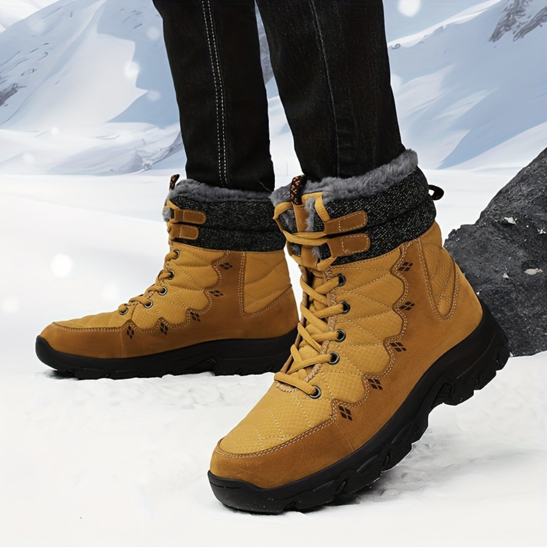 Heren Winterboots – Waterdicht – Gevoerde Outdoor Schoen