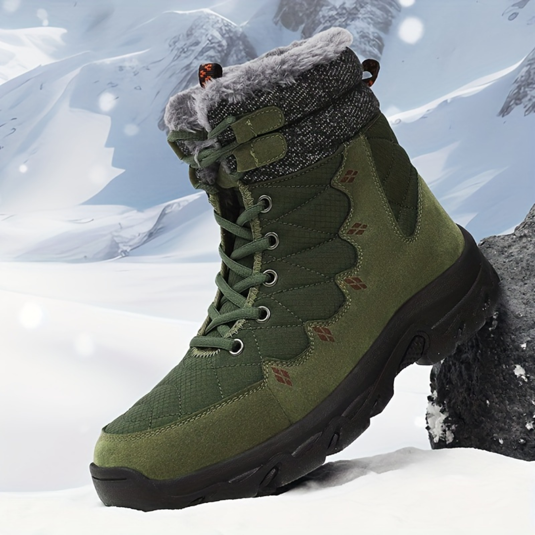 Heren Winterboots – Waterdicht – Gevoerde Outdoor Schoen