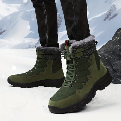 Heren Winterboots – Waterdicht – Gevoerde Outdoor Schoen