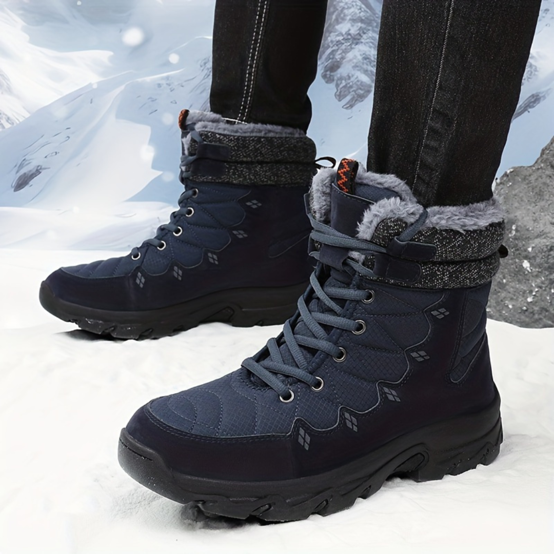 Heren Winterboots – Waterdicht – Gevoerde Outdoor Schoen