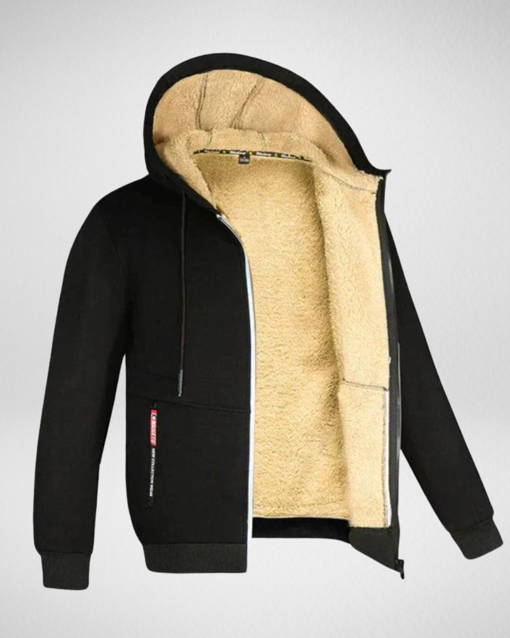 Heren Warm Winter Vest – Fleece Gevoerd - met Capuchon