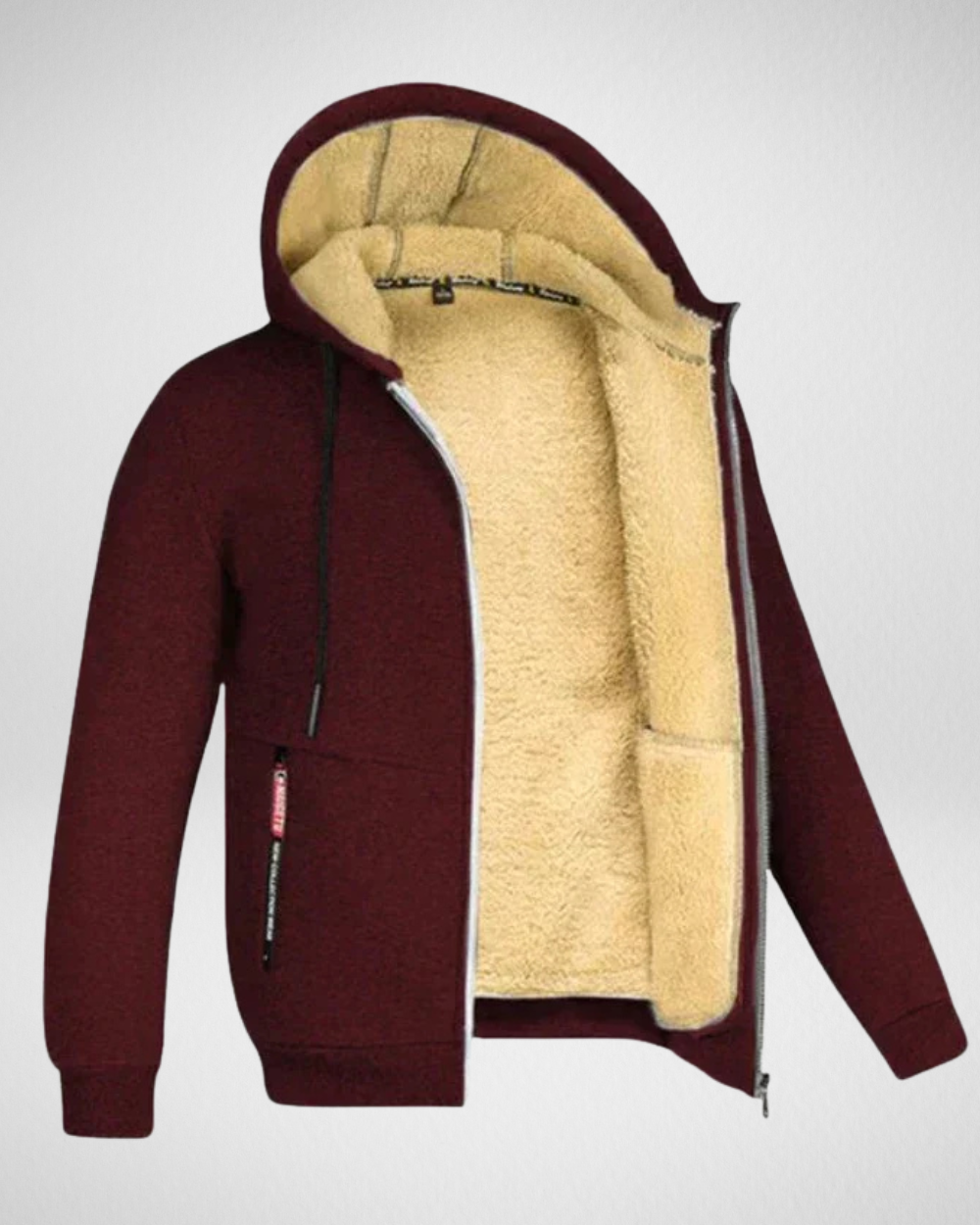 Heren Warm Winter Vest – Fleece Gevoerd - met Capuchon