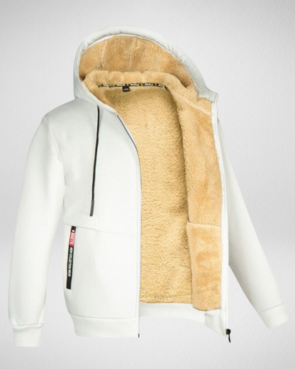 Heren Warm Winter Vest – Fleece Gevoerd - met Capuchon