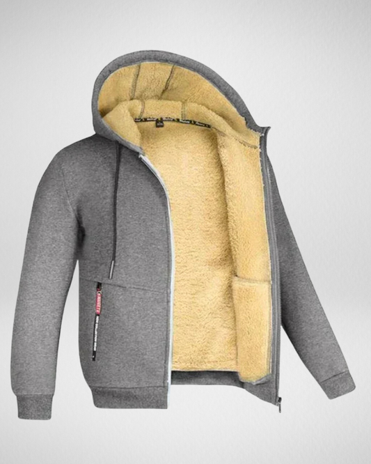 Heren Warm Winter Vest – Fleece Gevoerd - met Capuchon