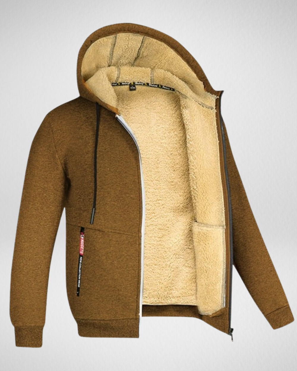 Heren Warm Winter Vest – Fleece Gevoerd - met Capuchon