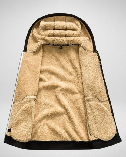 Heren Warm Winter Vest – Fleece Gevoerd - met Capuchon