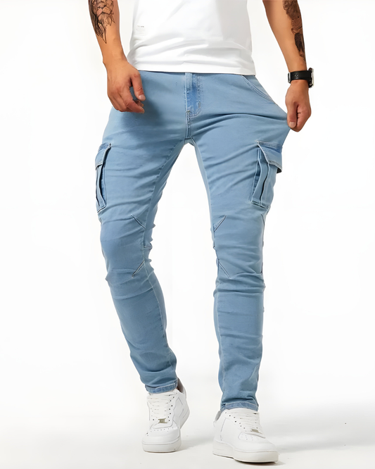 Heren Cargo Jeans – Premium Comfort - Stretch