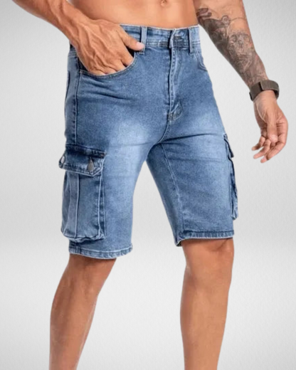 Heren Cargo Shorts – Zijlzakken – Casual zomeroutfit