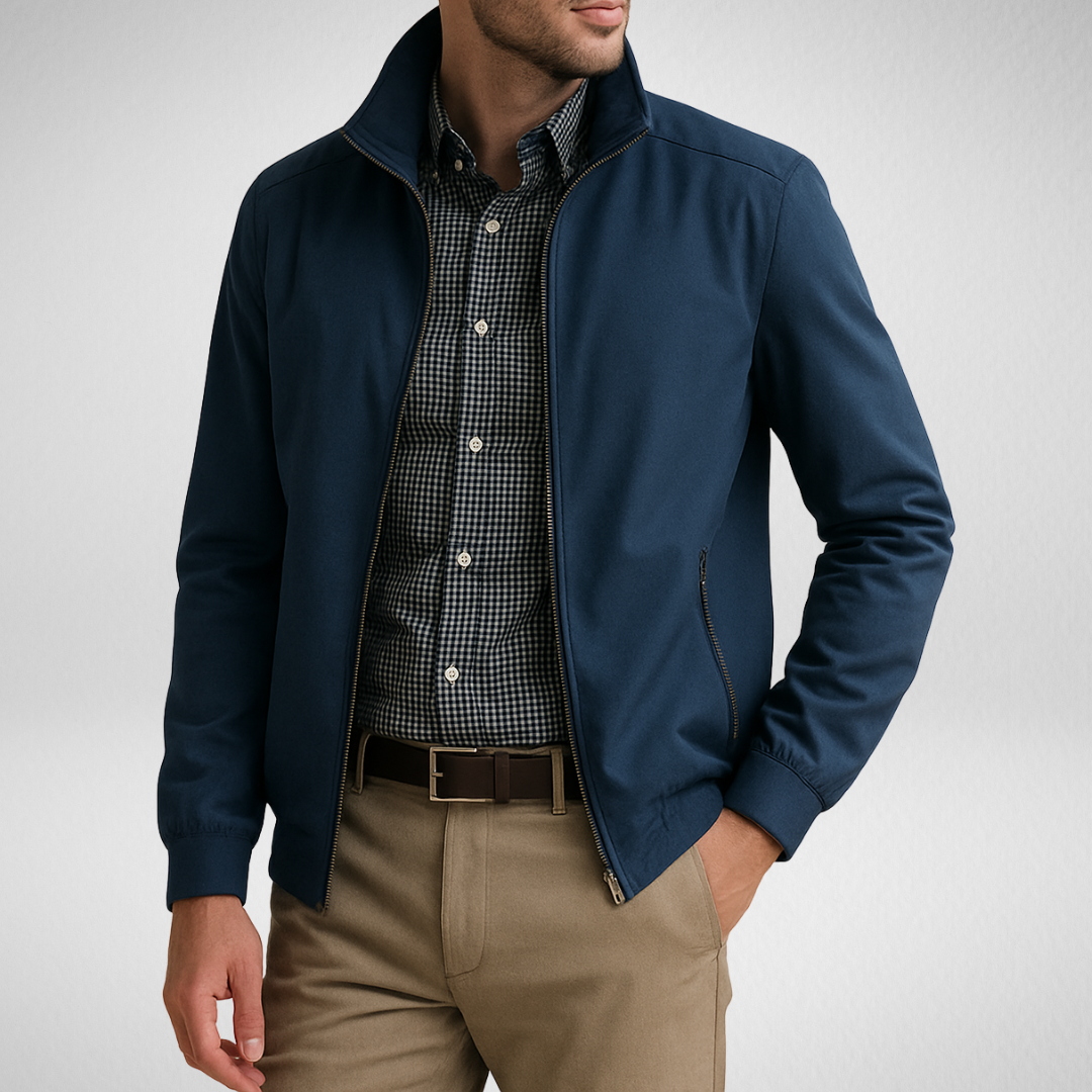 Heren voorjaarsjas – winddichte jas – casual
