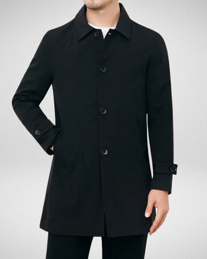 Heren Overcoat – Waterafstotend – Voorjaarsjas met stijl