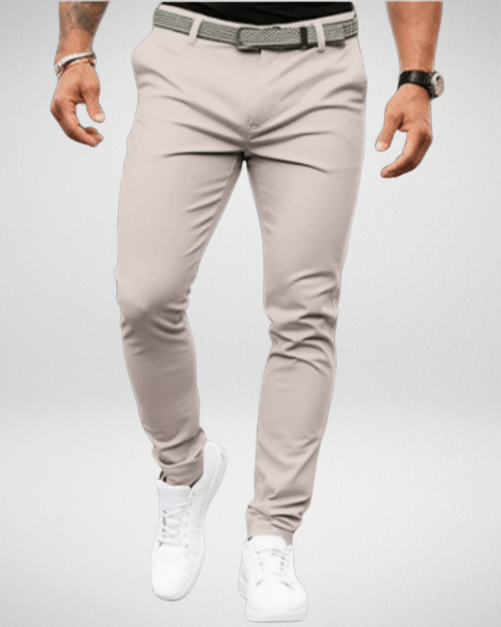 Slim Fit Broek Heren - Chino - Roem Herenmode