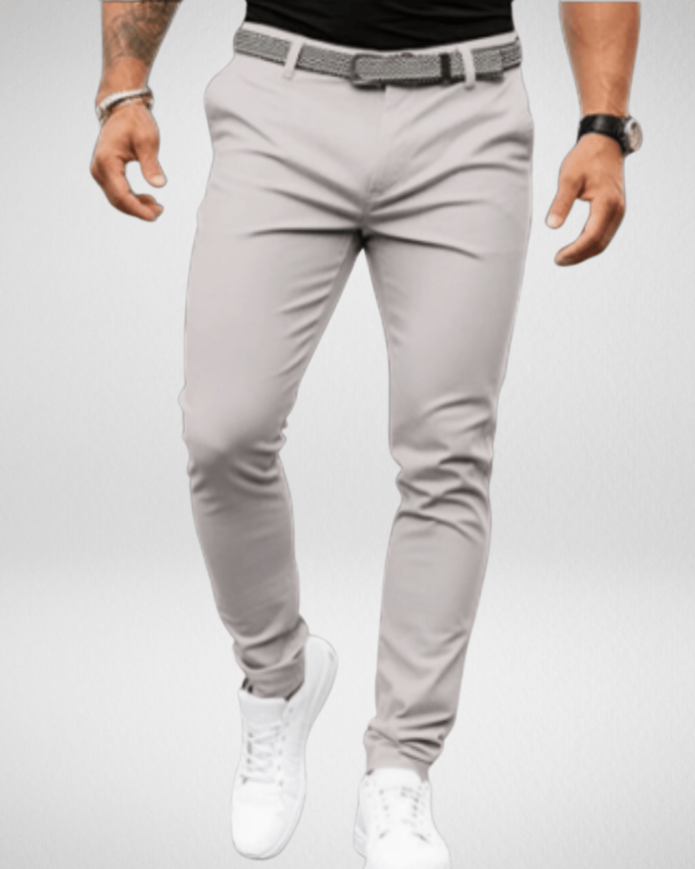 Slim Fit Broek Heren - Chino - Roem Herenmode