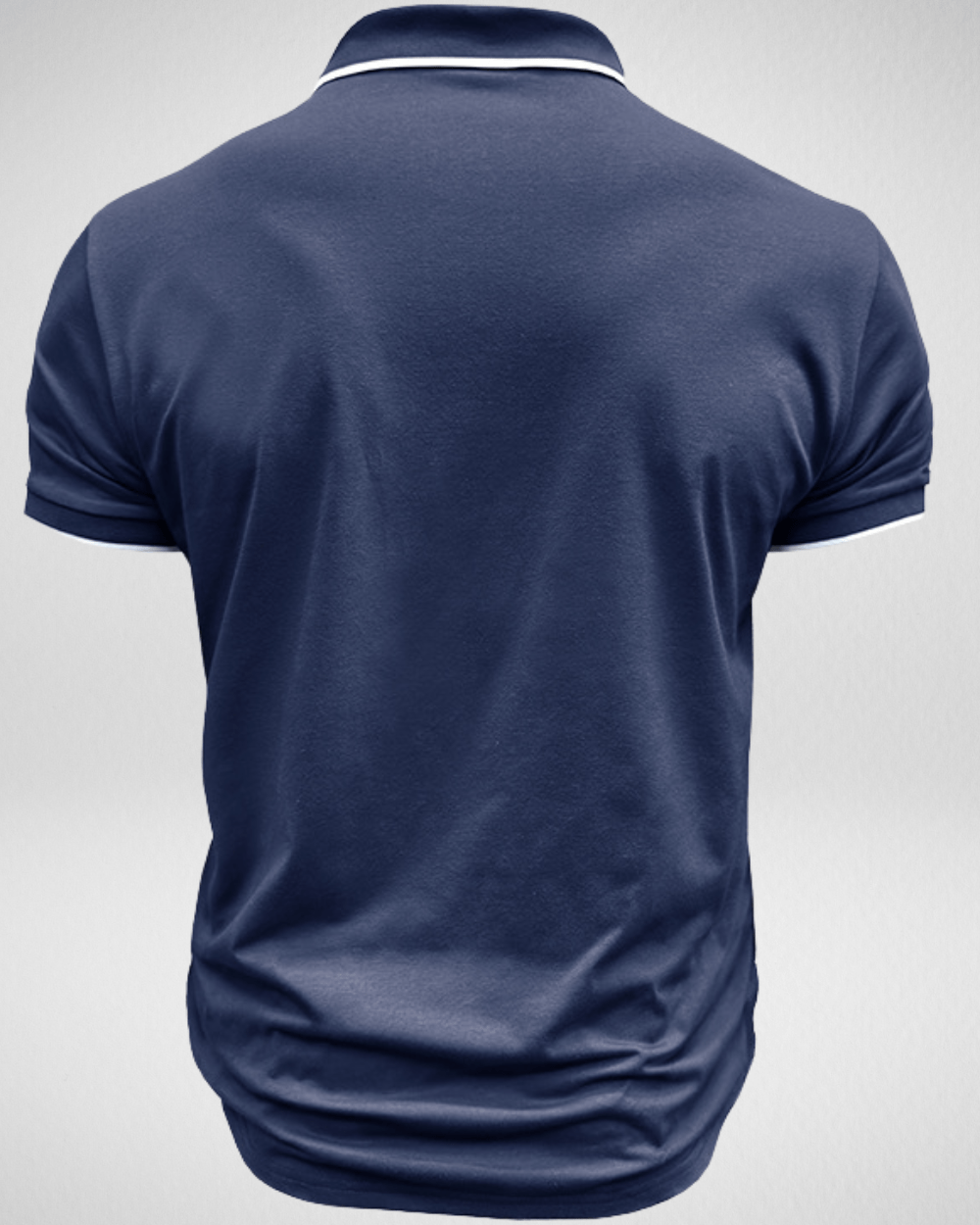 Slim Fit Polo Heren - Witte Details - Roem Herenmode
