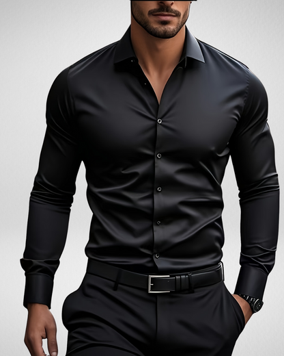 Slim Fit Heren Overhemd - Zakelijk - Luxe