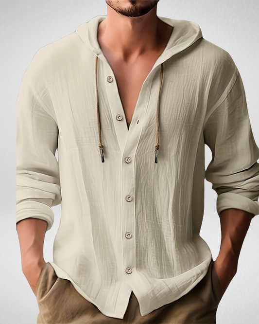 Herenshirt met Capuchon – Ademend & Casual