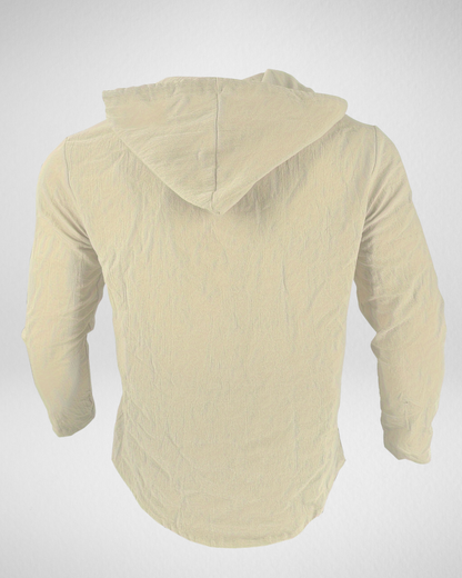 Herenshirt met Capuchon – Ademend & Casual