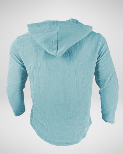 Herenshirt met Capuchon – Ademend & Casual
