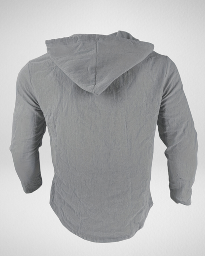 Herenshirt met Capuchon – Ademend & Casual