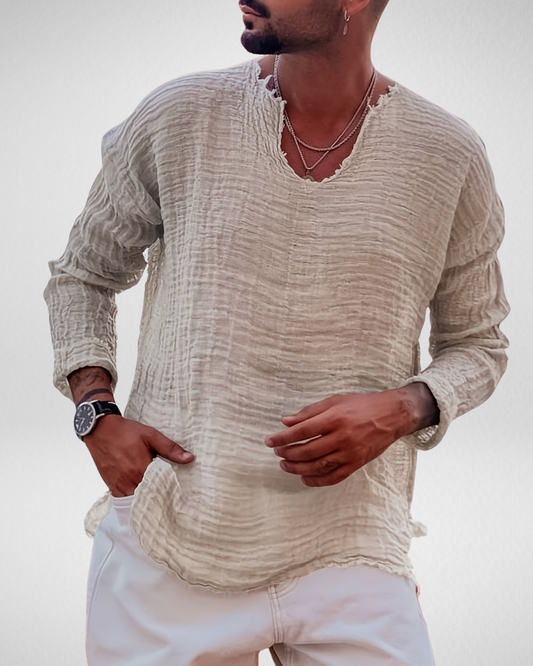 Relaxed Fit Shirt Heren – Strandkleding – Zomer