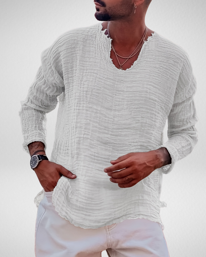 Relaxed Fit Shirt Heren – Strandkleding – Zomer