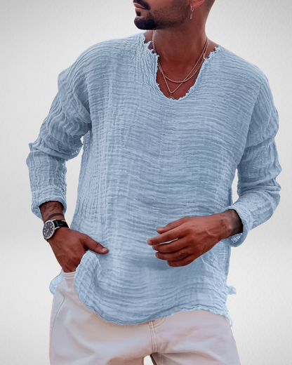 Relaxed Fit Shirt Heren – Strandkleding – Zomer