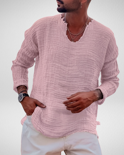 Relaxed Fit Shirt Heren – Strandkleding – Zomer
