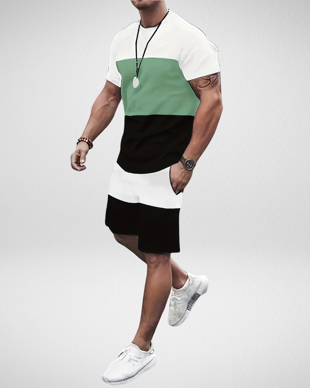 Zomerset Heren - Sportief - T-Shirt & Shorts