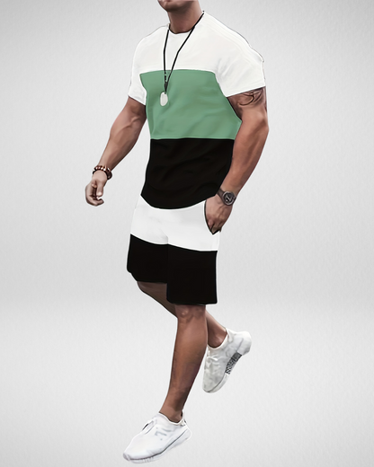 Zomerset Heren - Sportief - T-Shirt & Shorts