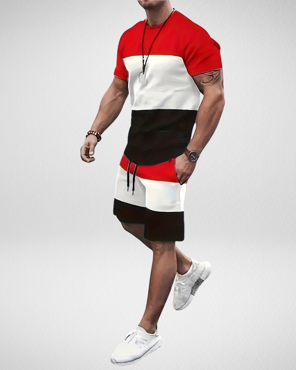 Zomerset Heren - Sportief - T-Shirt & Shorts