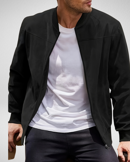 Herenjas Zomer Bomberjack – Suède Look