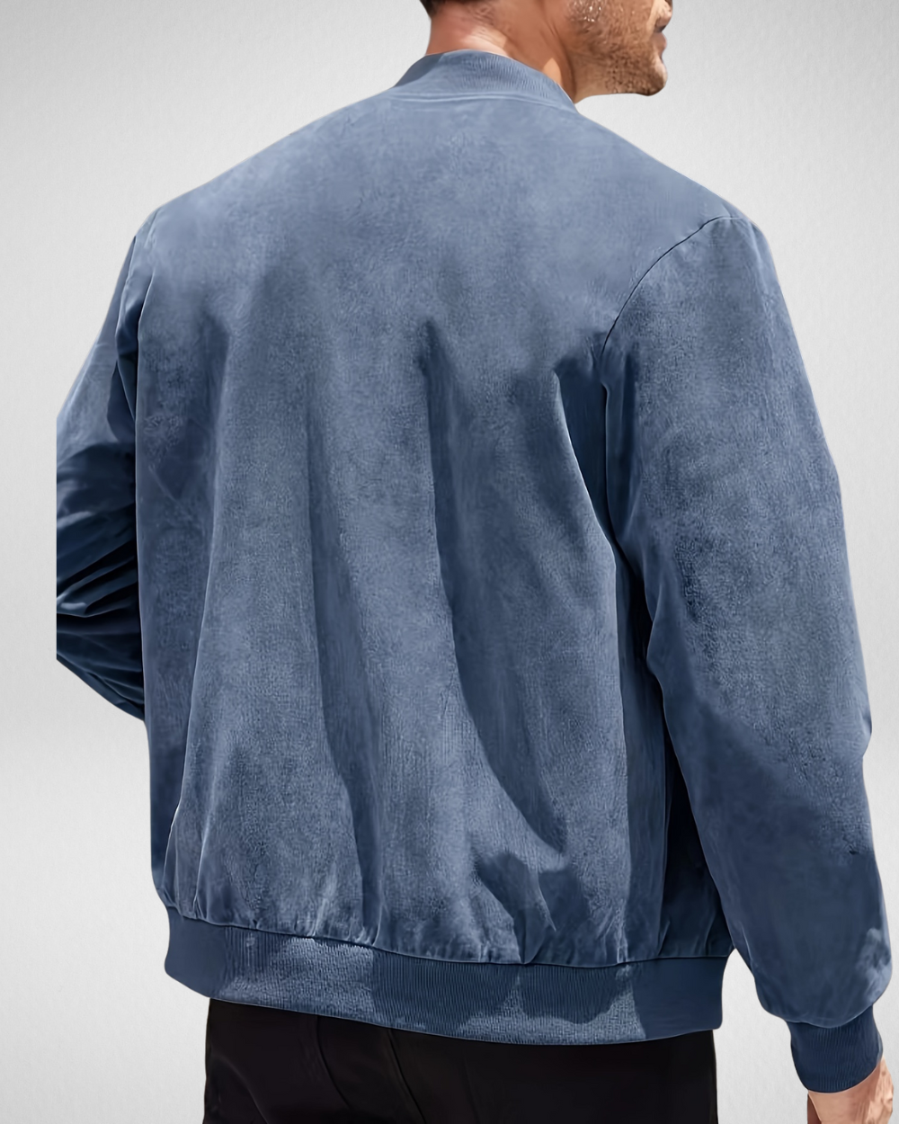 Herenjas Zomer Bomberjack – Suède Look